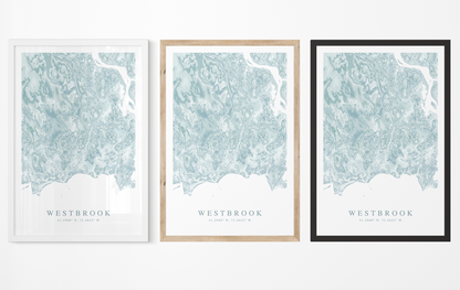 Westbrook Map Print