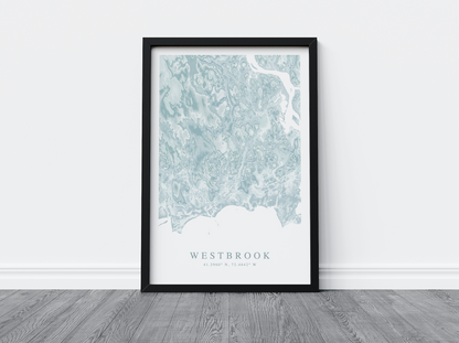 Westbrook Map Print