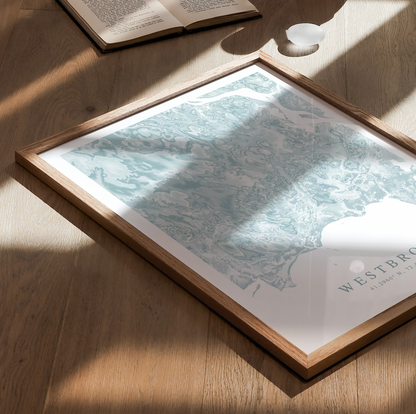 Westbrook Map Print