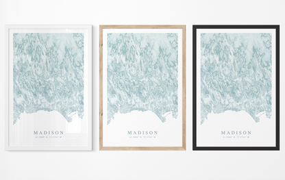 Madison CT Map Print