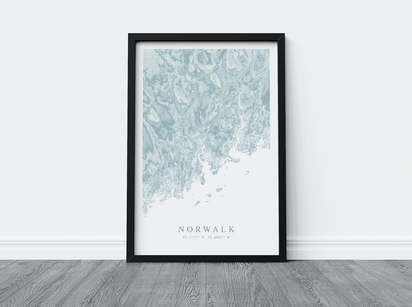 Norwalk Map Print