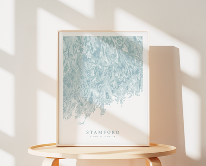 Stamford Map Print