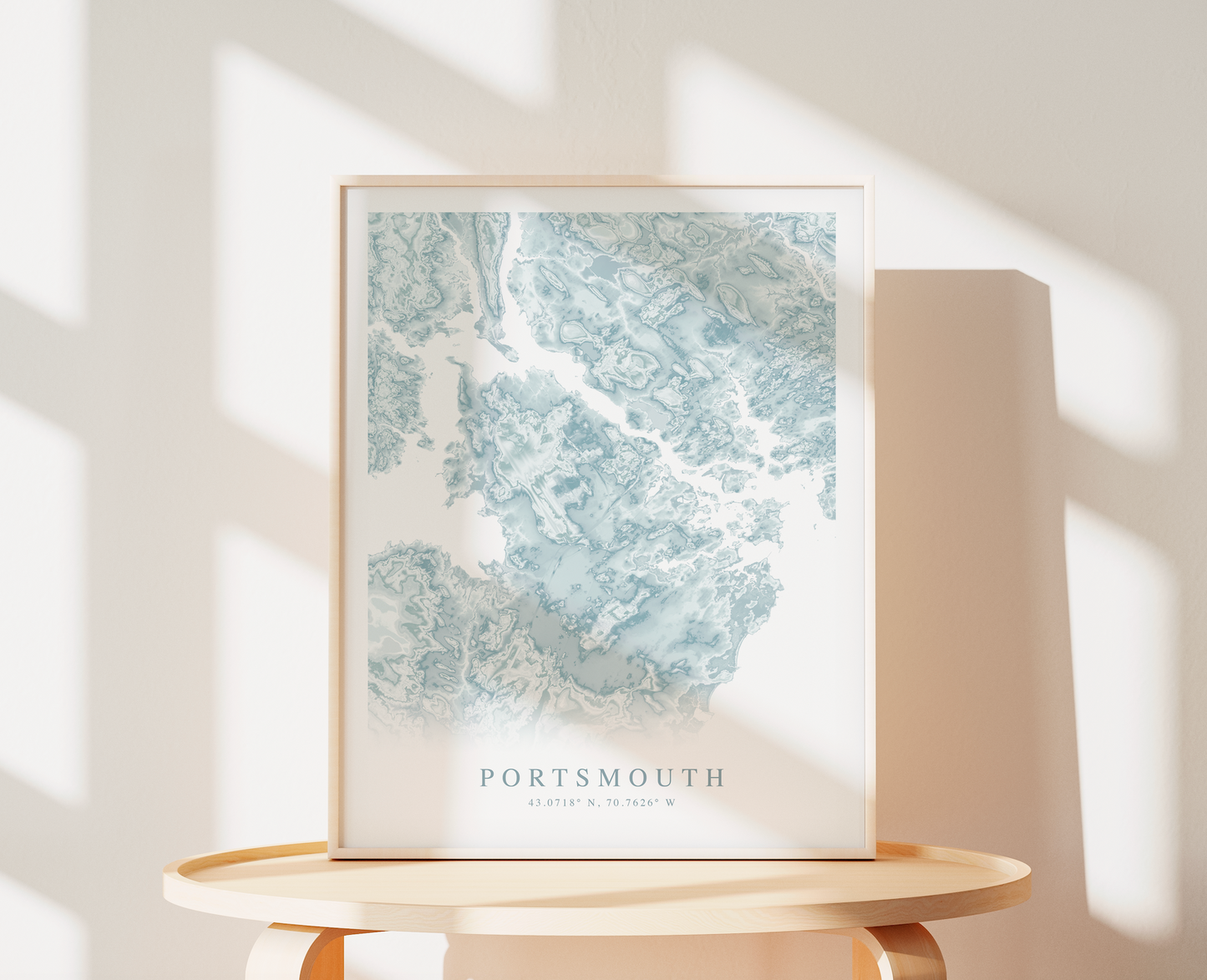 Portsmouth NH Map Print