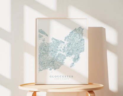 Gloucester Map Print