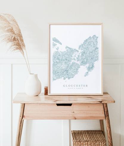 Gloucester Map Print