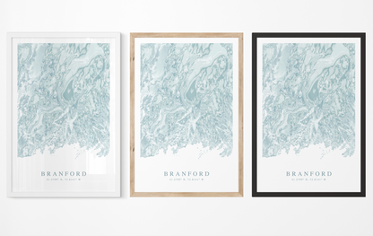 Branford Map Print