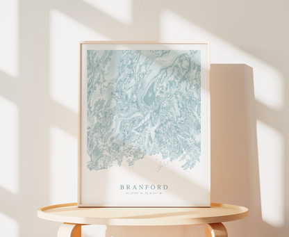 Branford Map Print