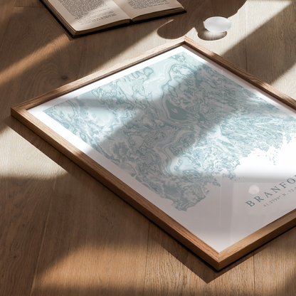 Branford Map Print