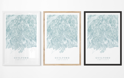 Guilford Map Print