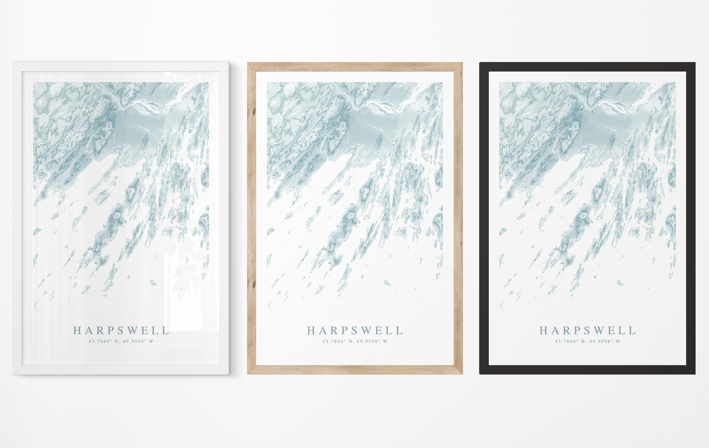 Harpswell Map Print