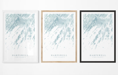 Harpswell Map Print