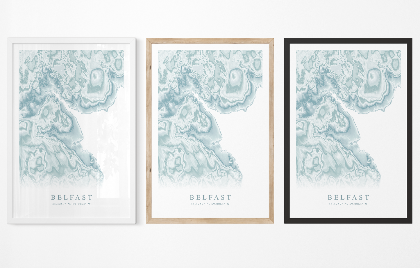 Belfast Map Print