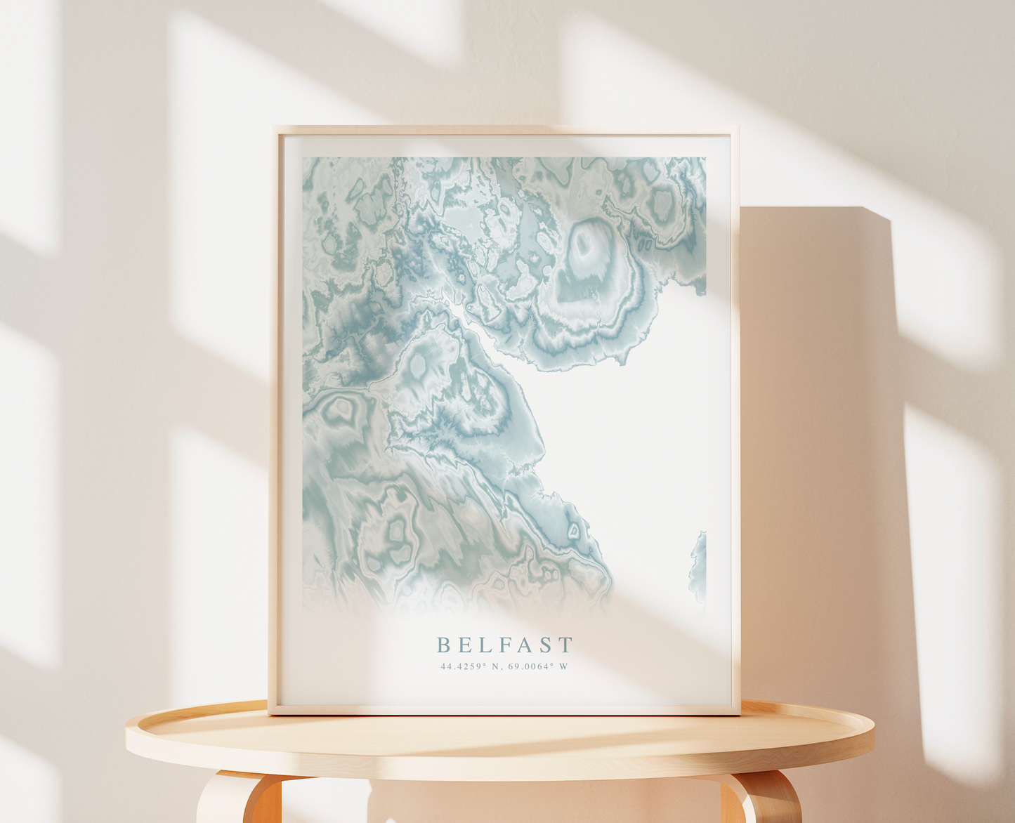 Belfast Map Print