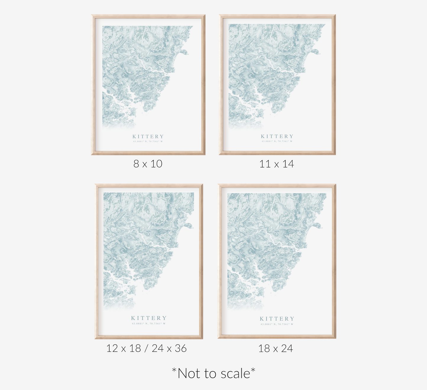 Kittery Map Print