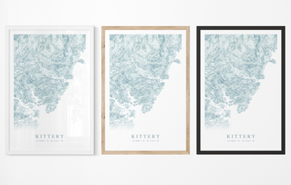 Kittery Map Print