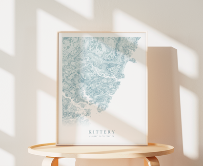 Kittery Map Print