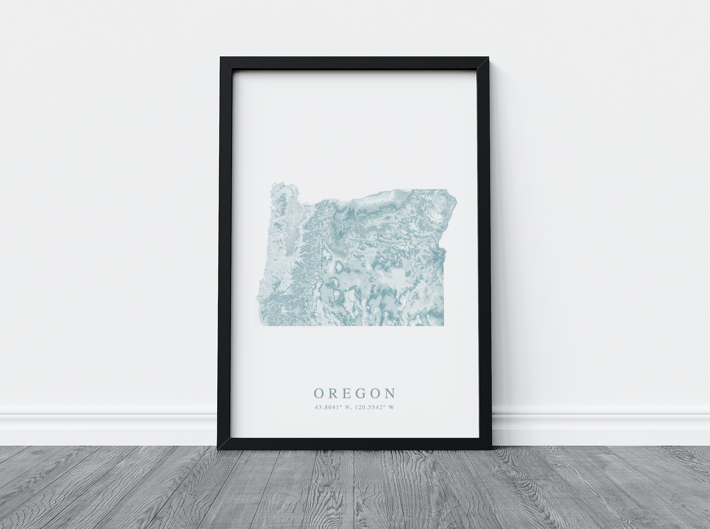 Oregon Map Print