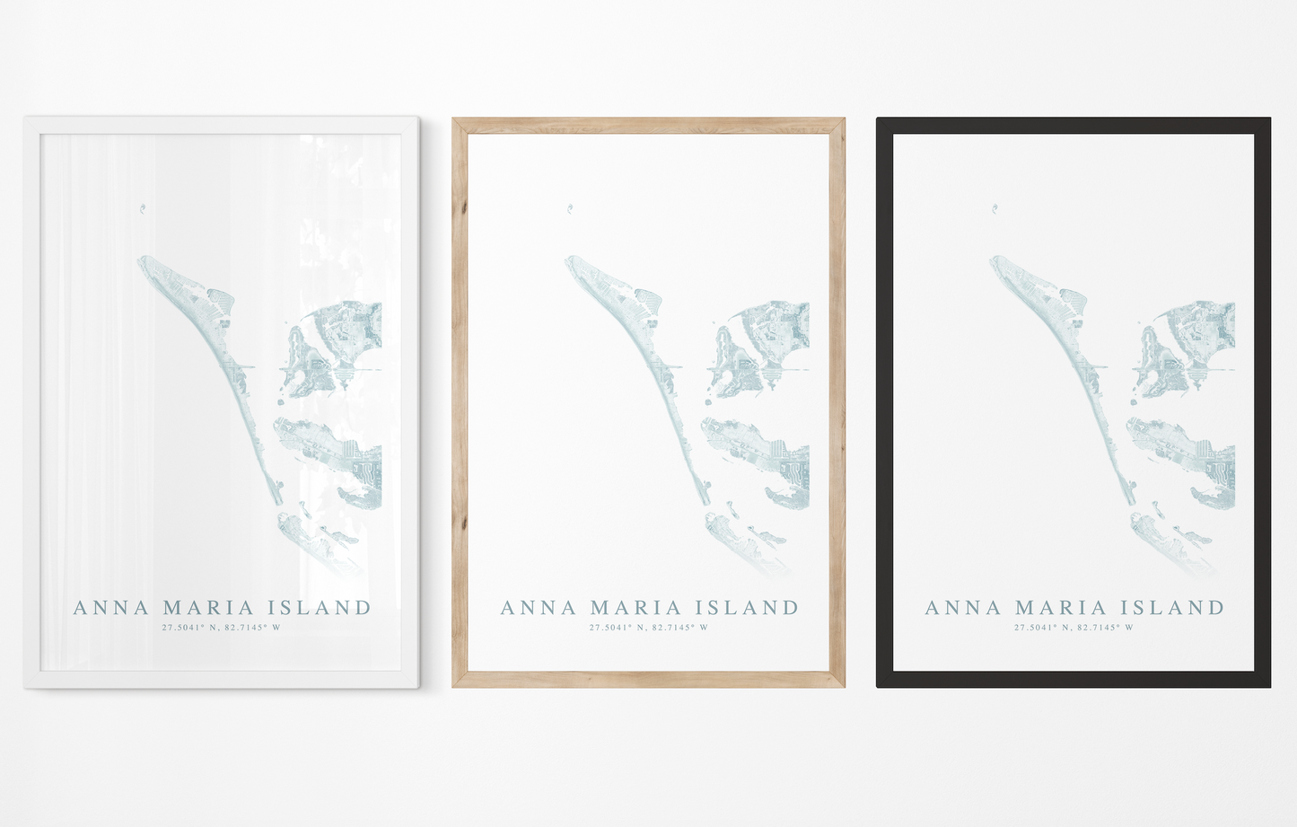 Anna Maria Island Map Print