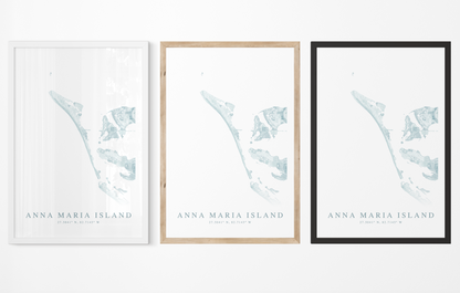 Anna Maria Island Map Print