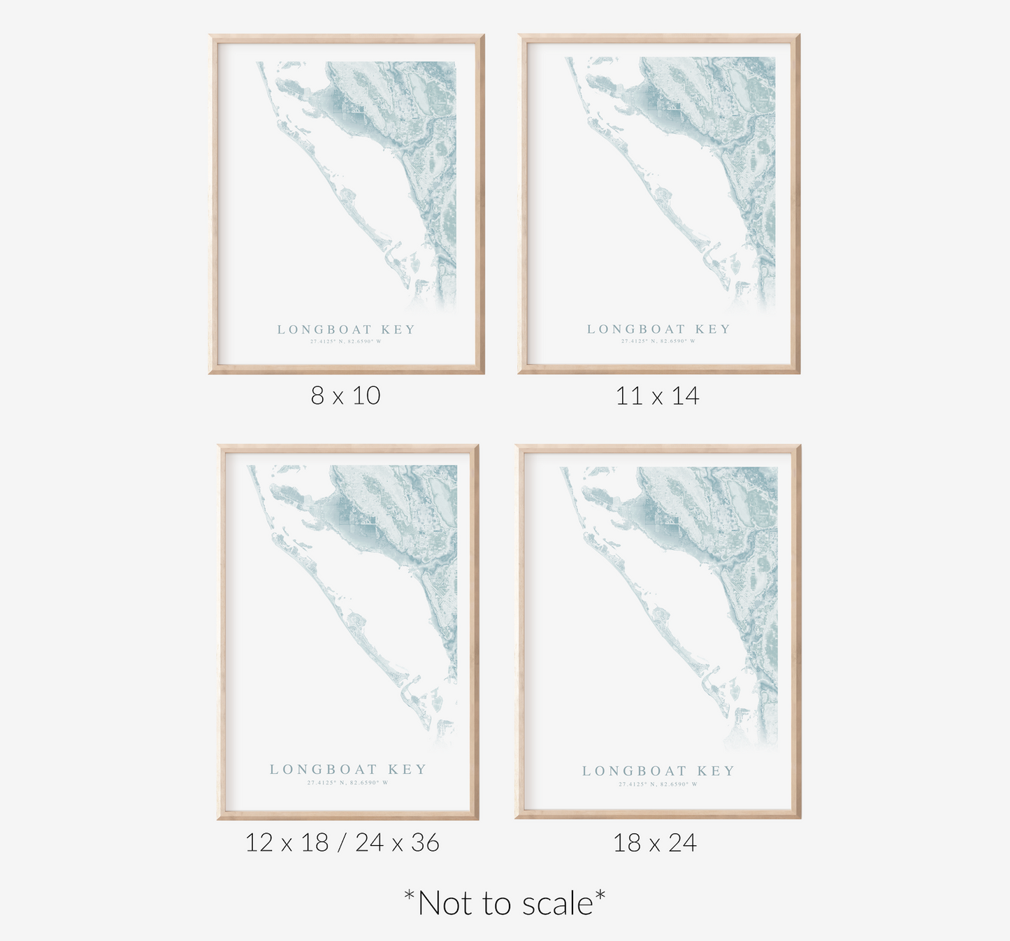 Longboat Key Map Print