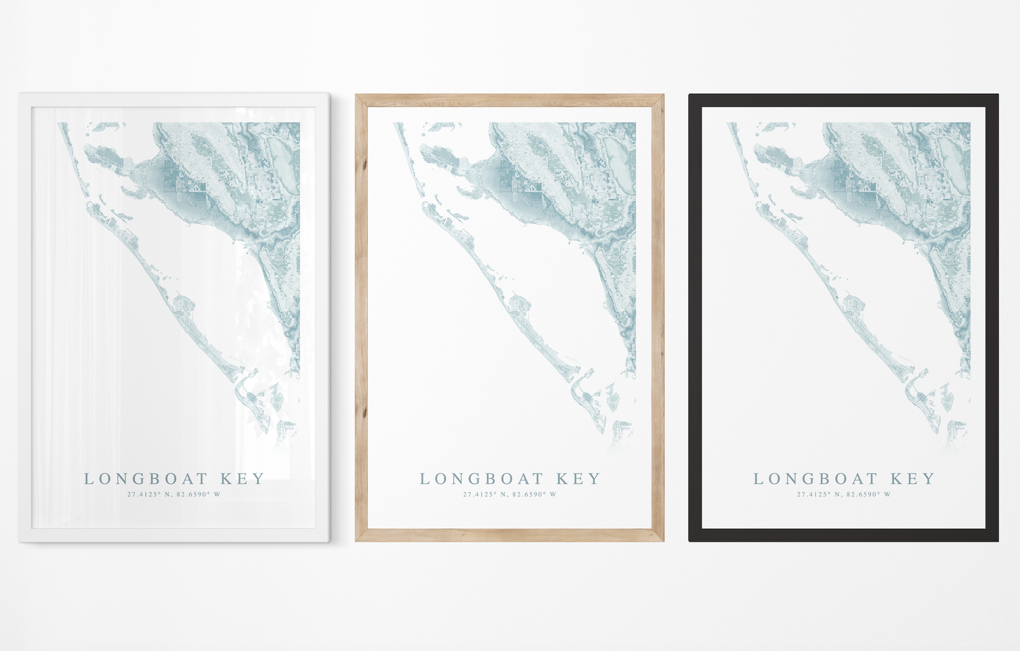 Longboat Key Map Print