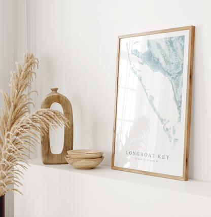 Longboat Key Map Print