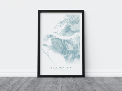 Bradenton Map Print