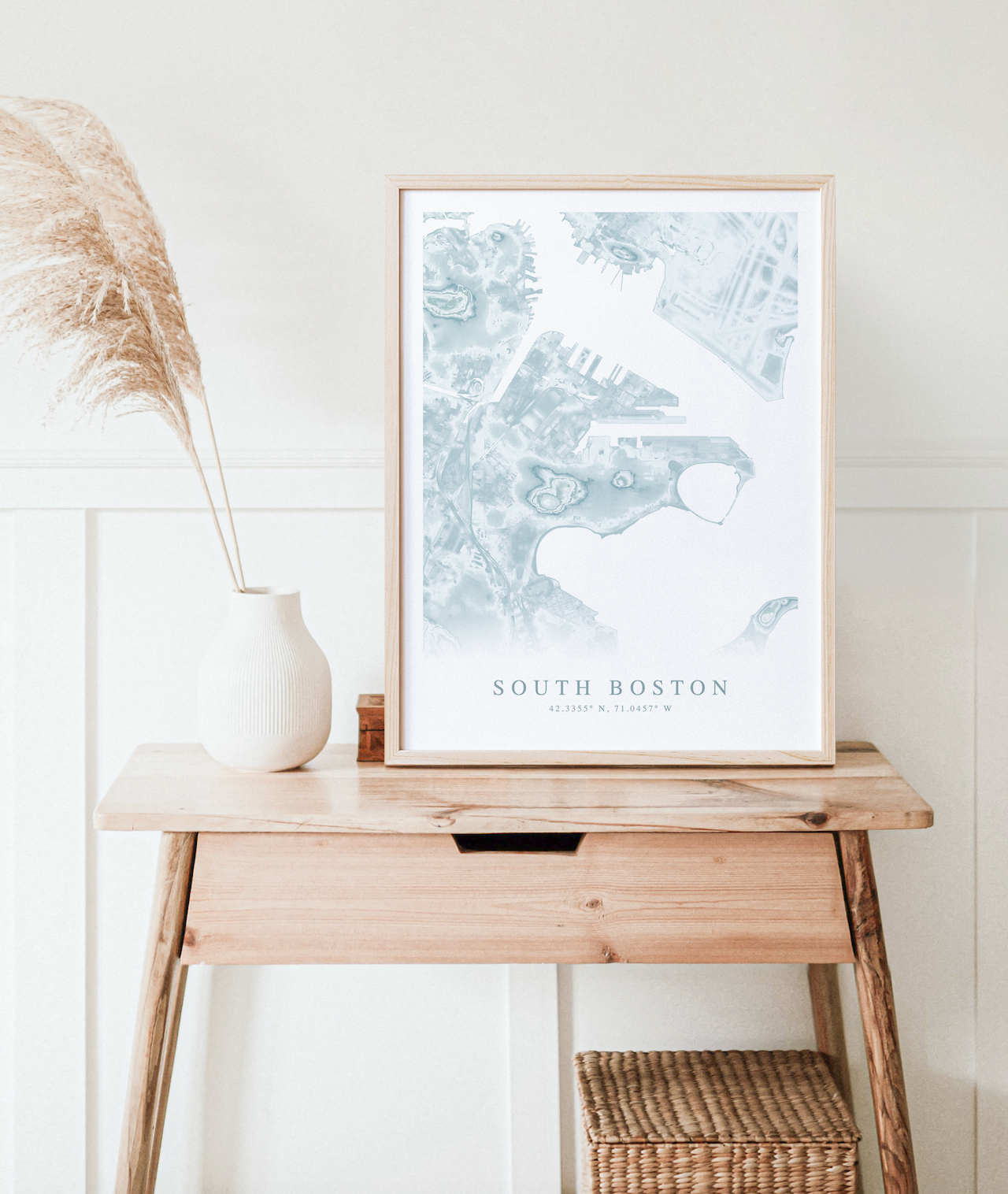 South Boston Map Print