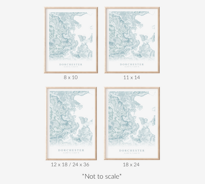 Dorchester Map Print