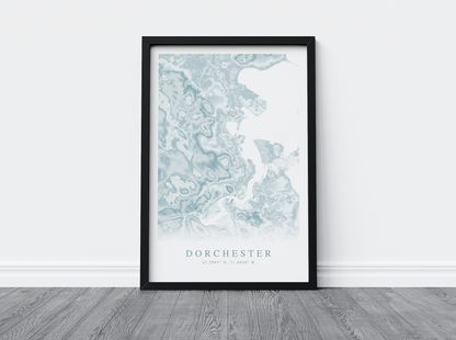 Dorchester Map Print