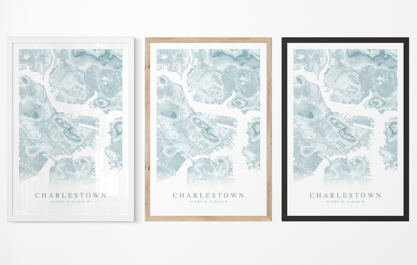 Charlestown Map Print