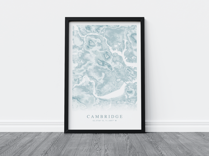 Cambridge Map Print