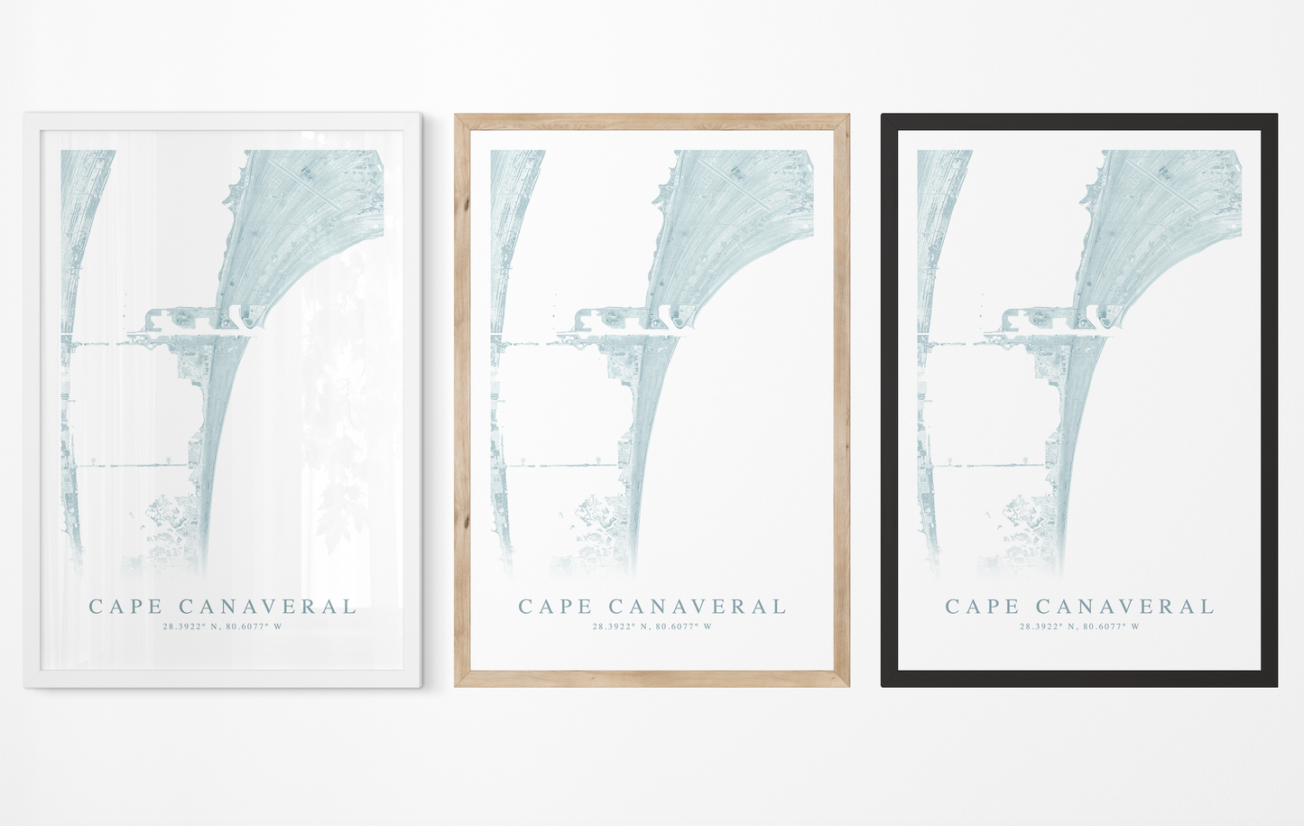 Cape Canaveral Map Print