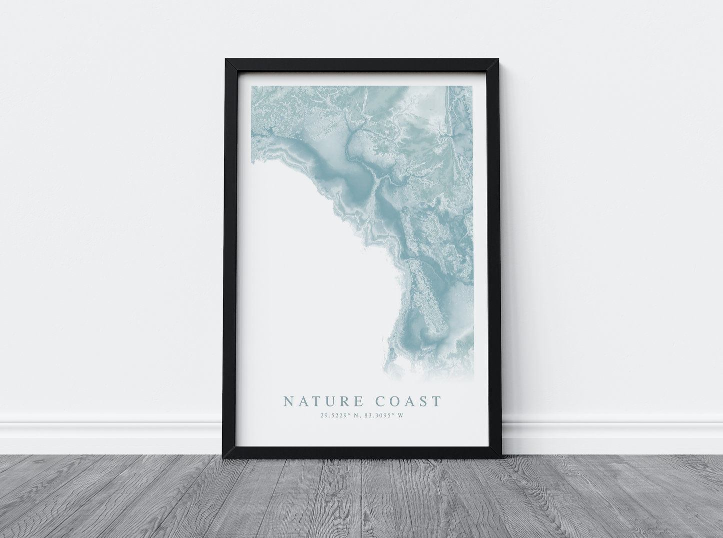 Nature Coast Map Print