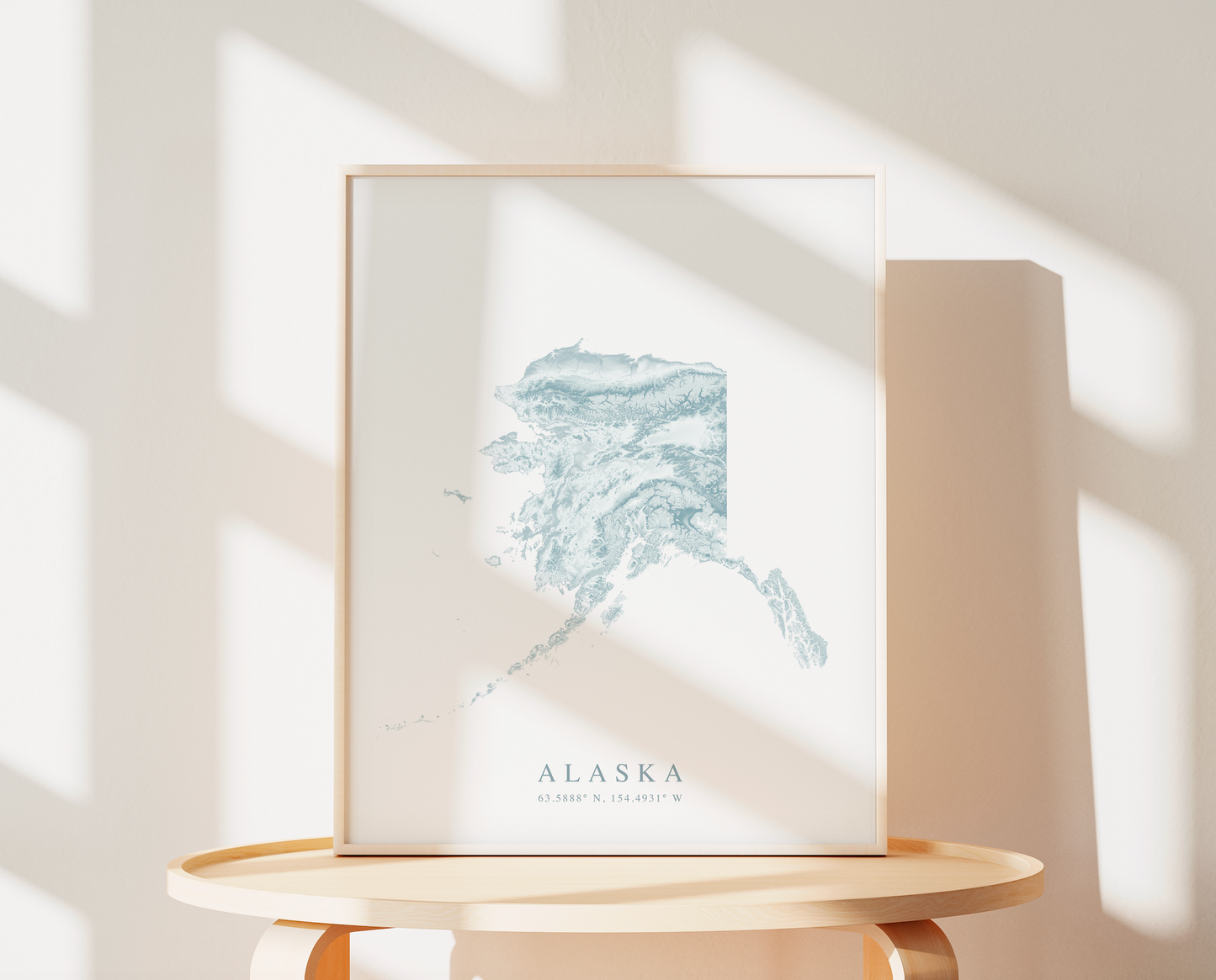 Alaska Map Print