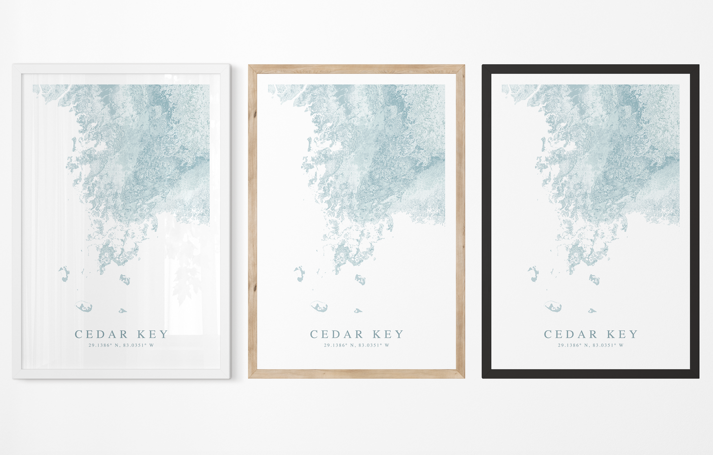 Cedar Key Map Print