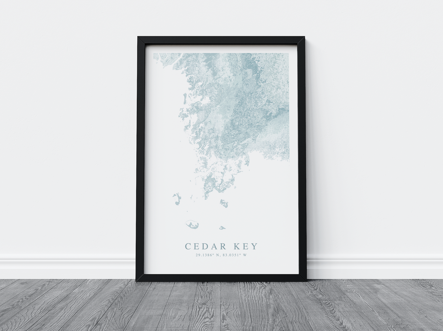 Cedar Key Map Print