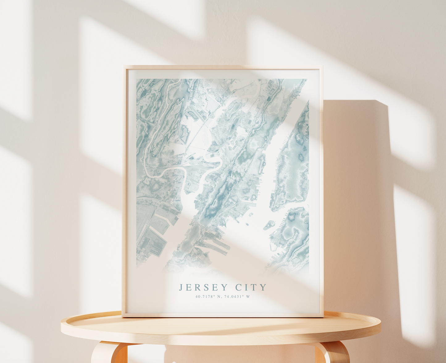 Jersey City Map Print