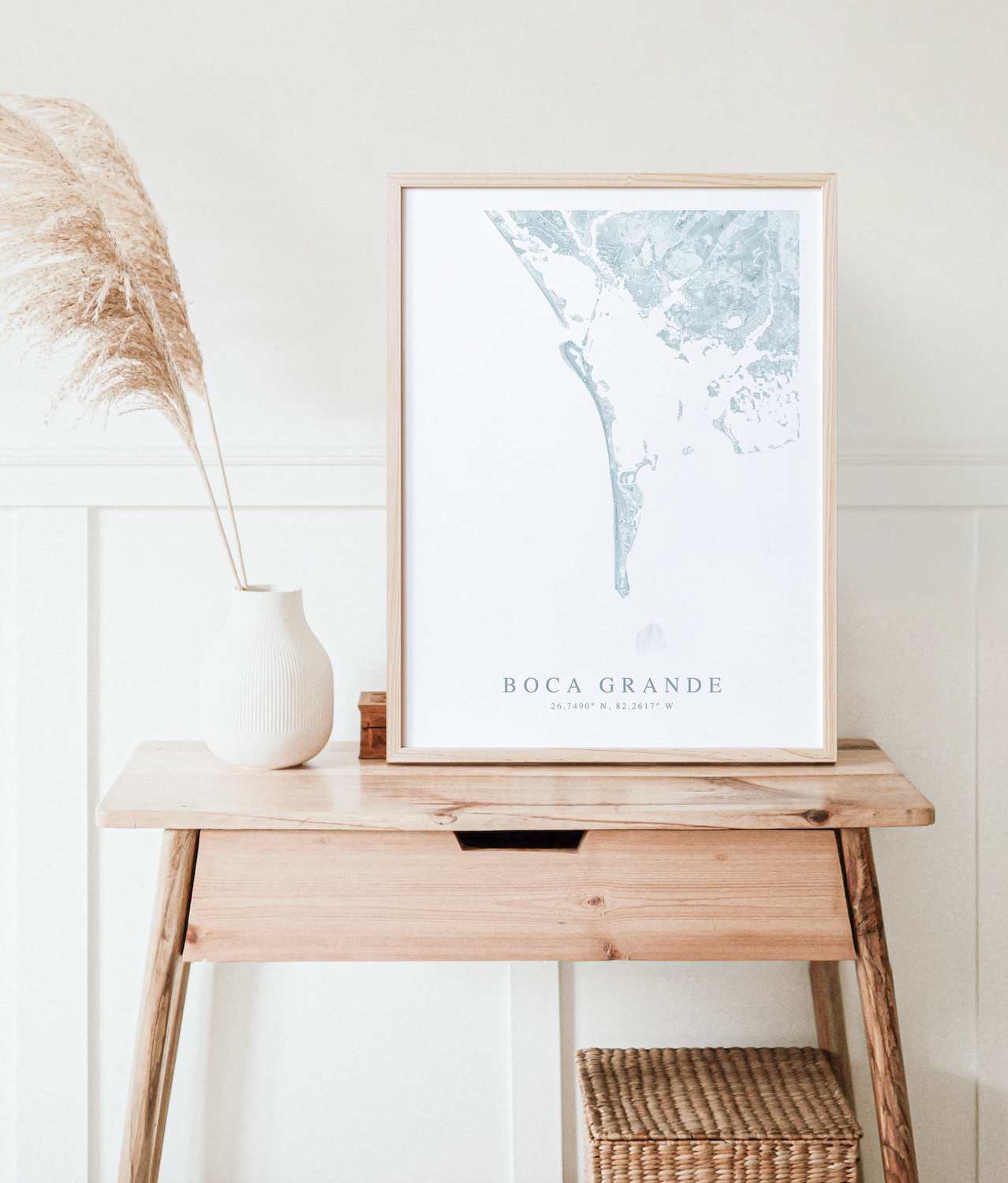 Boca Grande Map Print