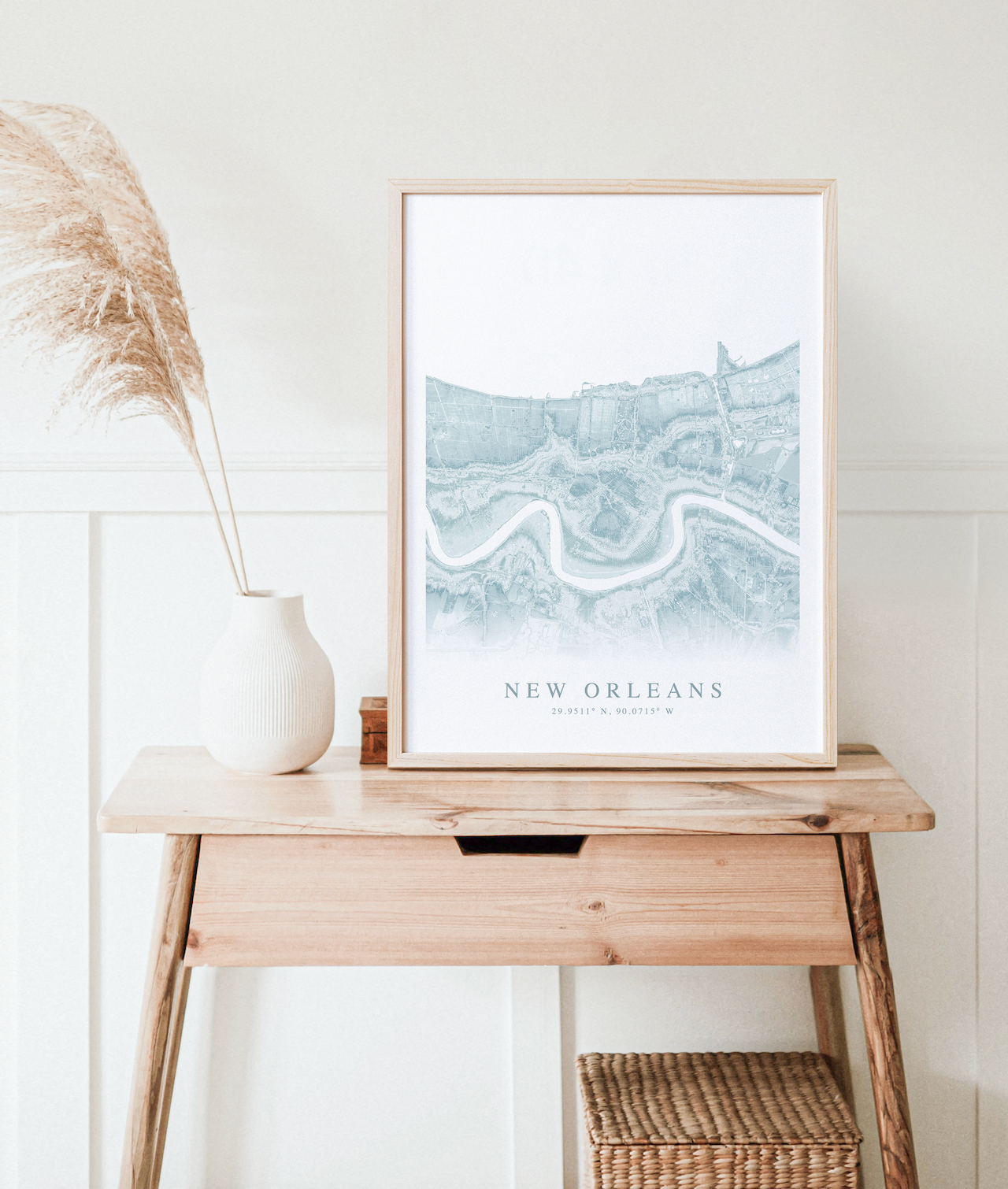 New Orleans Map Print