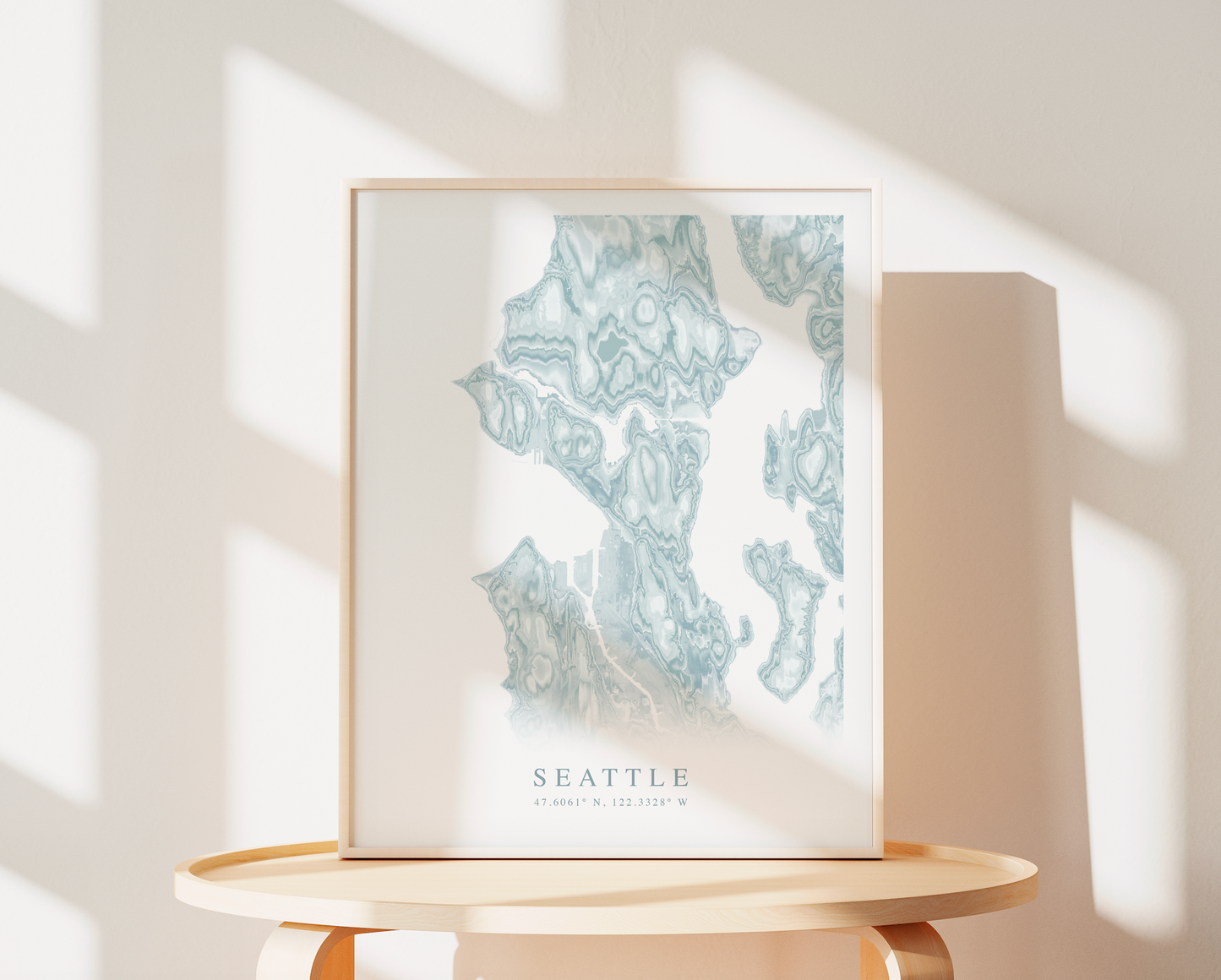 Seattle Map Print