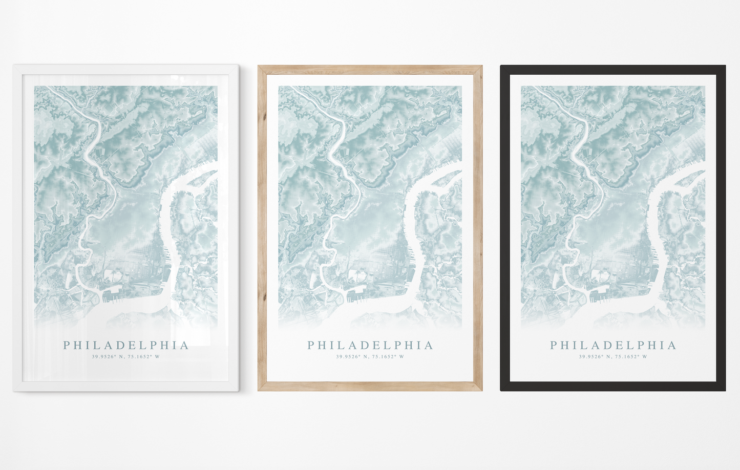 Philadelphia Map Print