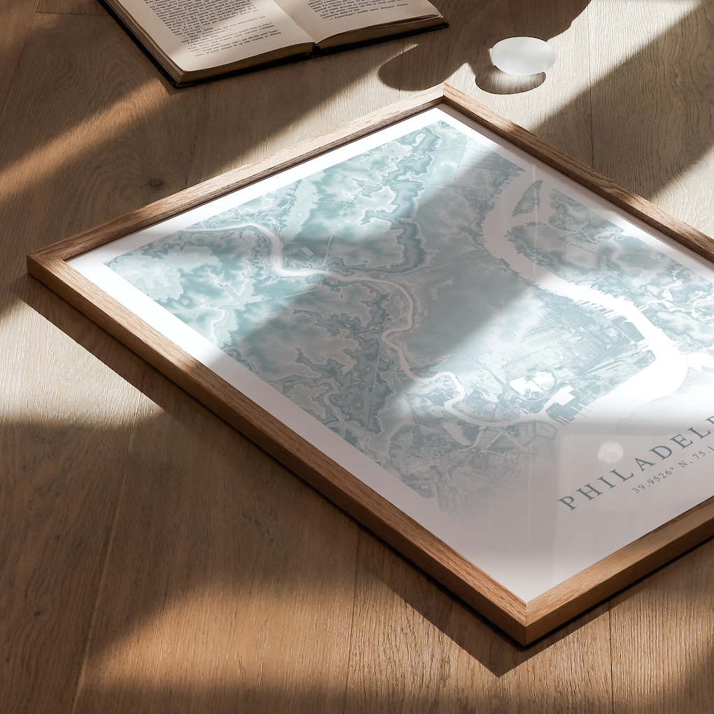 Philadelphia Map Print