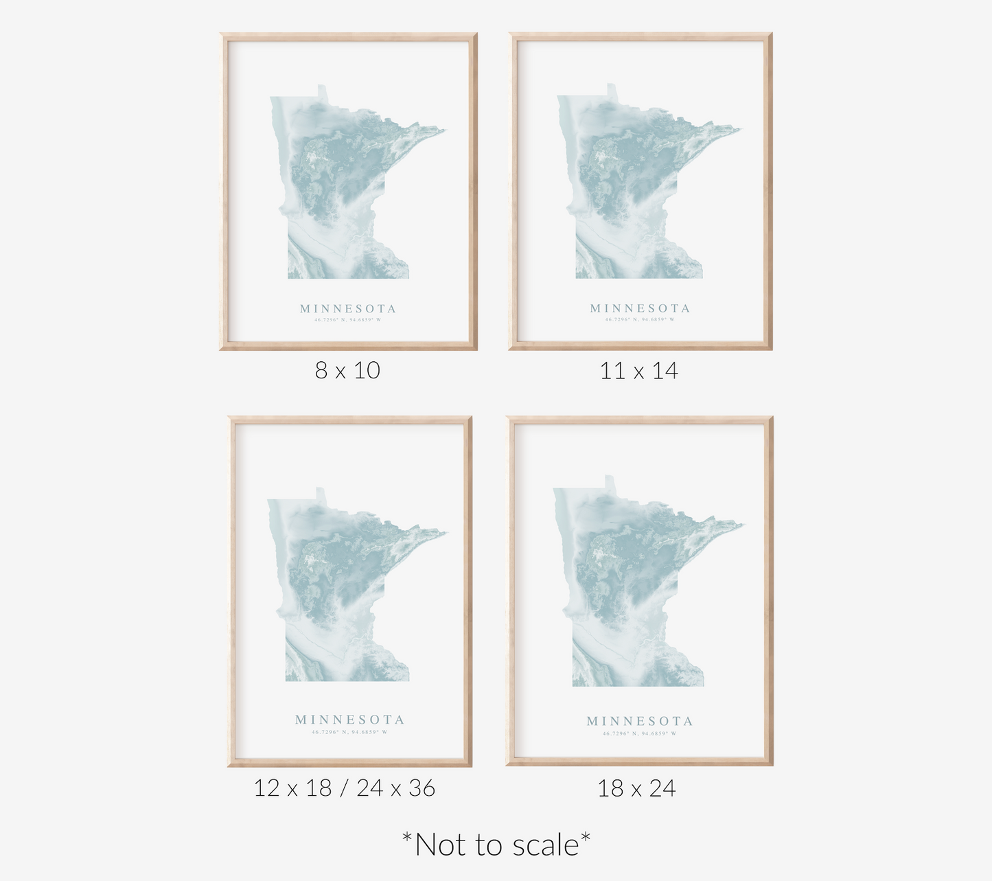 Minnesota Map Print