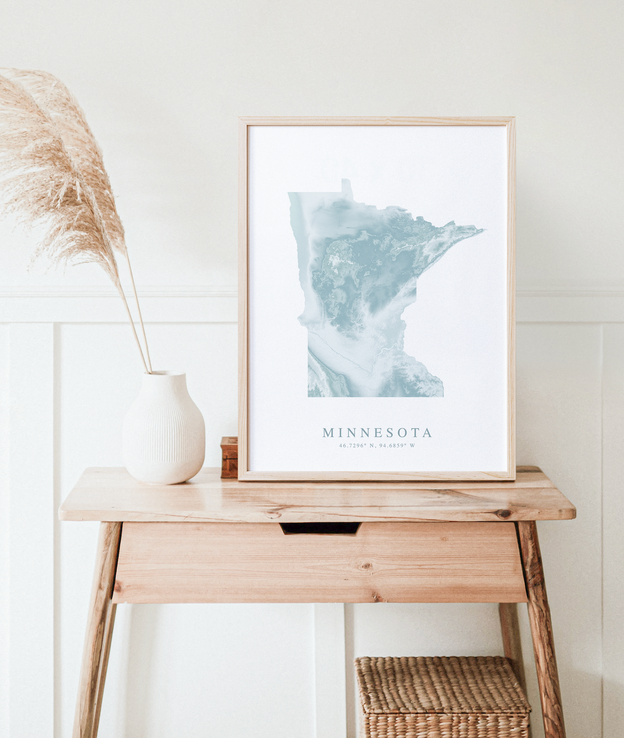 Minnesota Map Print