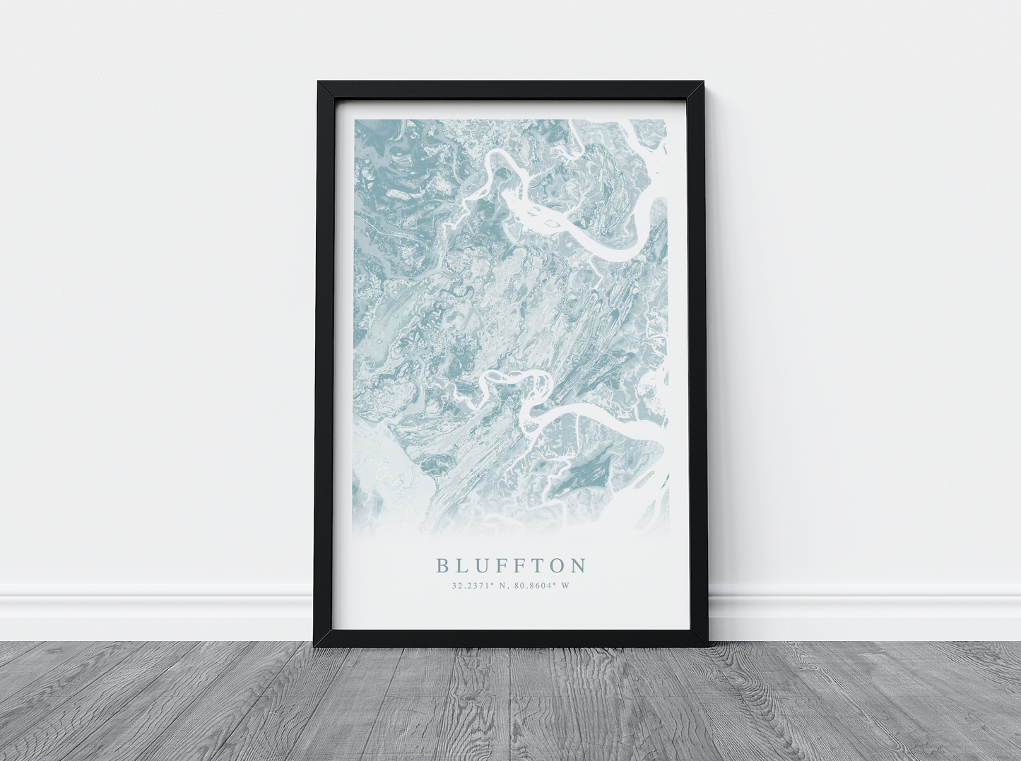 Bluffton Map Print