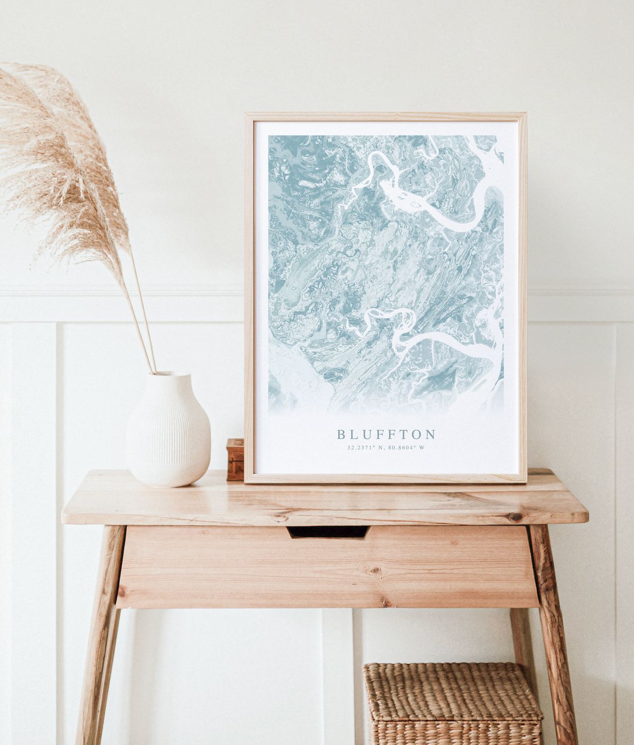 Bluffton Map Print