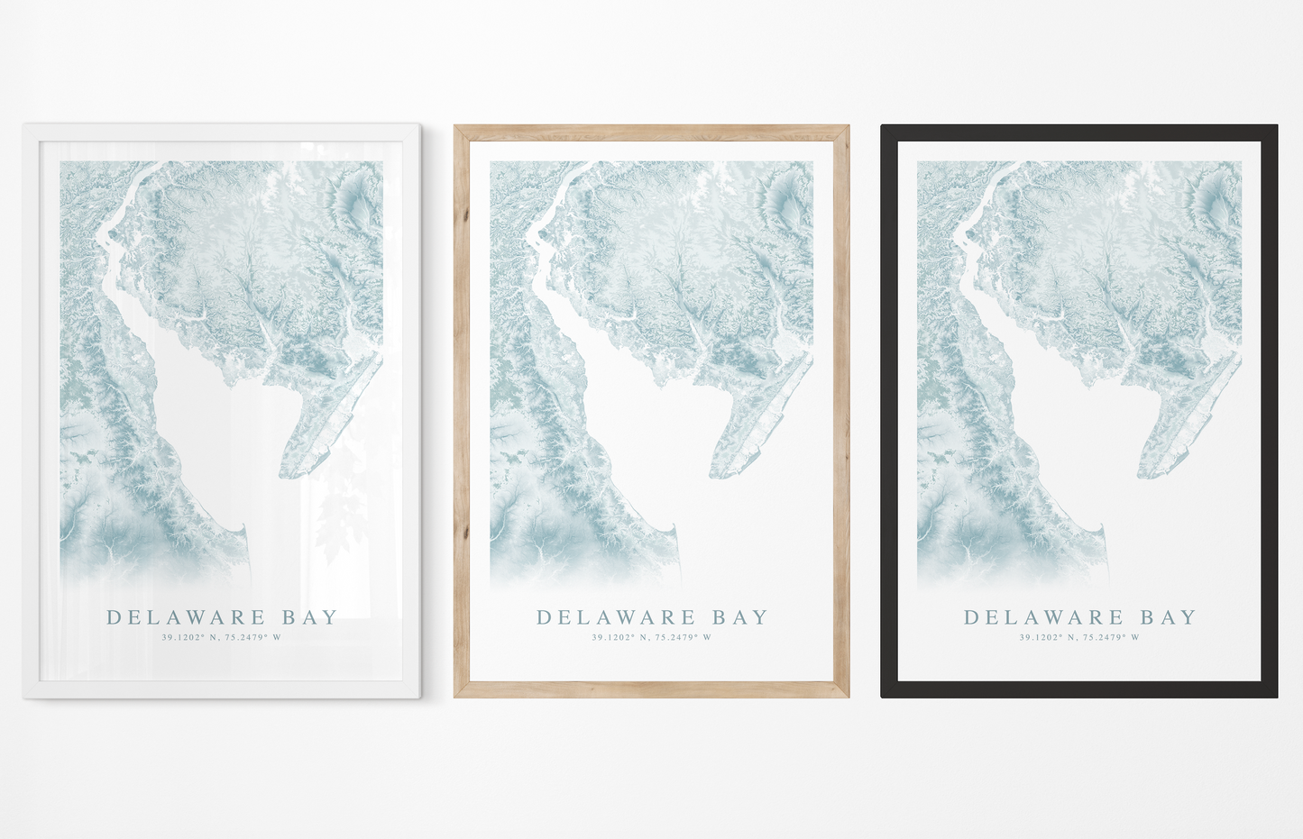 Delaware Bay Map Print