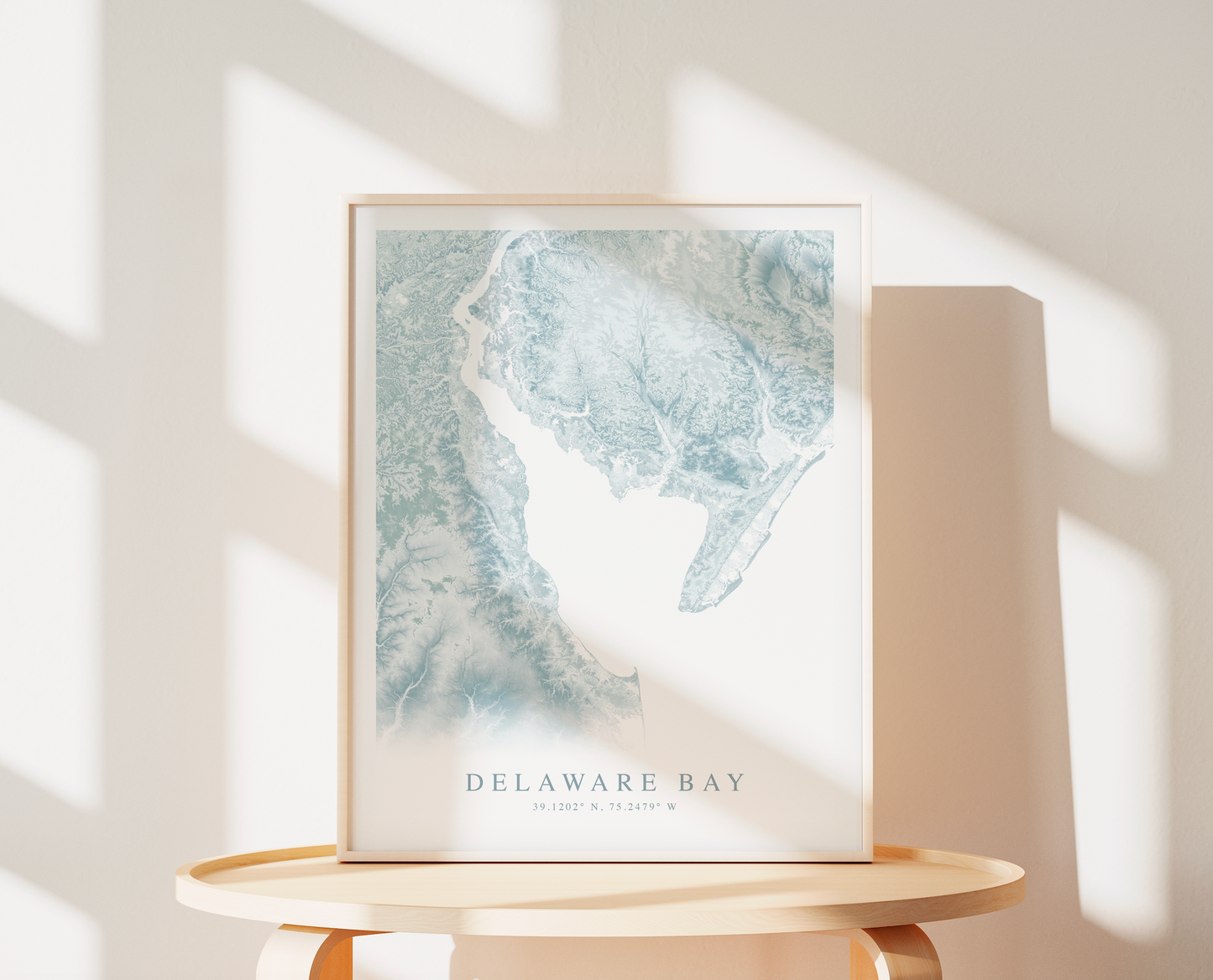 Delaware Bay Map Print