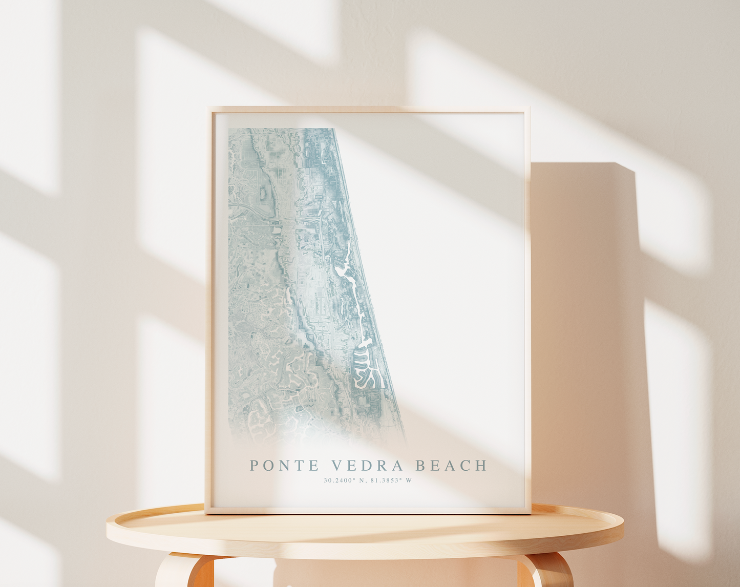 Ponte Vedra Beach Map Print